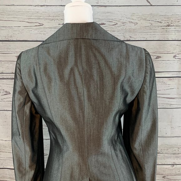 Like New BEBE Silky Grey Blazer - Picture 4 of 5